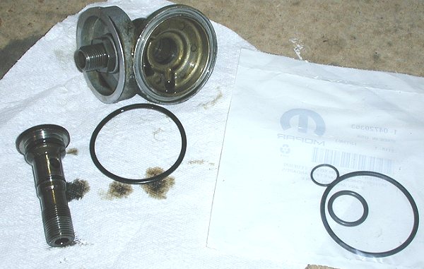 1994 Jeep cherokee oil filter adapter gasket #4