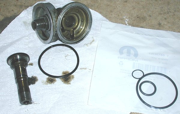 Jeep 4.0 oil filter adaptor