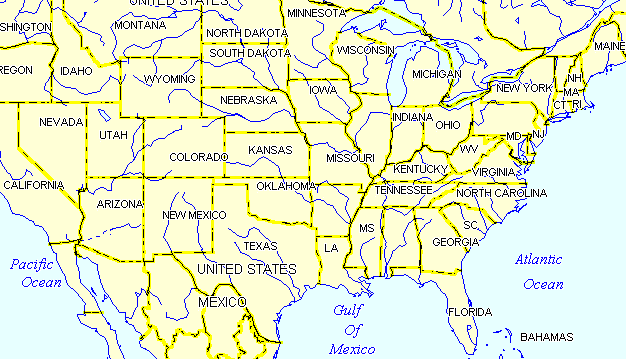 Map of US
