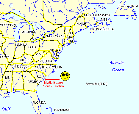 Map of US