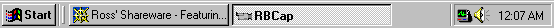 RBCap in the Task Bar
